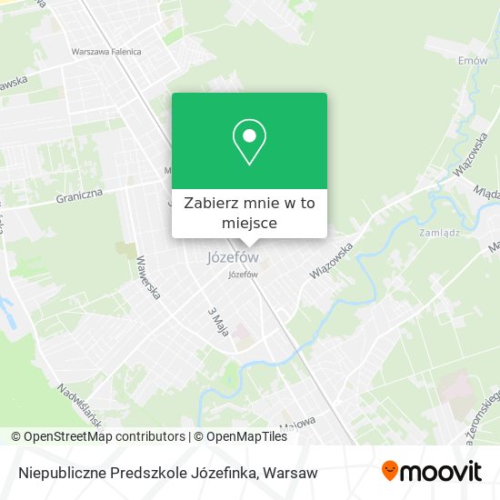 Mapa Niepubliczne Predszkole Józefinka