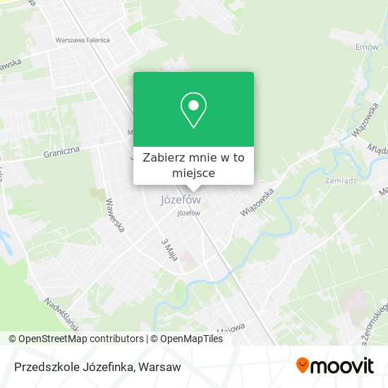 Mapa Przedszkole Józefinka