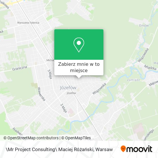 Mapa \Mr Project Consulting\ Maciej Różański