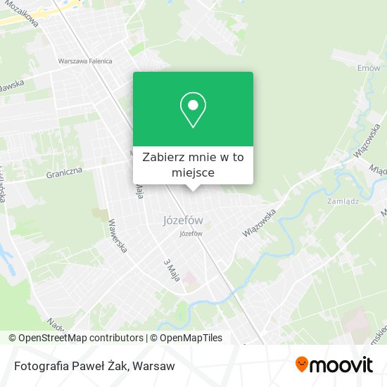 Mapa Fotografia Paweł Żak