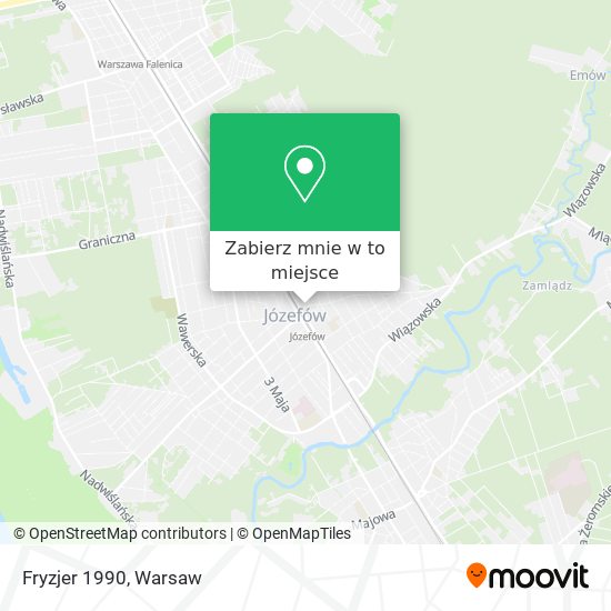 Mapa Fryzjer 1990