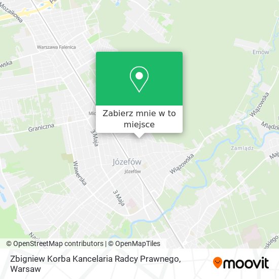 Mapa Zbigniew Korba Kancelaria Radcy Prawnego