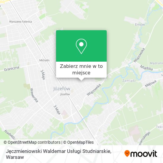 Mapa Jęczmieniowski Waldemar Usługi Studniarskie