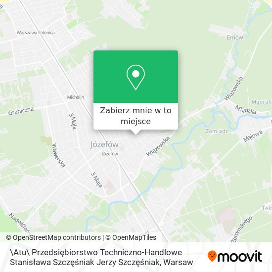 Mapa \Atu\ Przedsiębiorstwo Techniczno-Handlowe Stanisława Szczęśniak Jerzy Szczęśniak