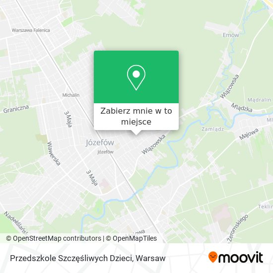 Mapa Przedszkole Szczęśliwych Dzieci