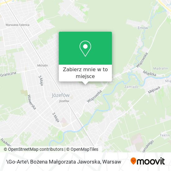 Mapa \Go-Arte\ Bożena Małgorzata Jaworska