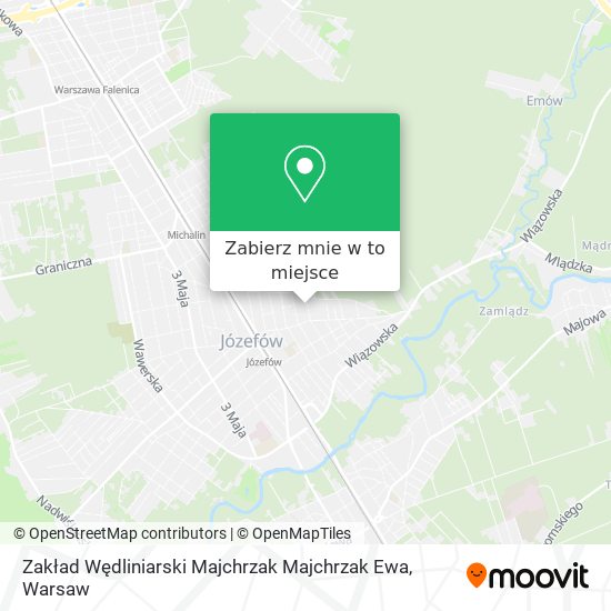 Mapa Zakład Wędliniarski Majchrzak Majchrzak Ewa