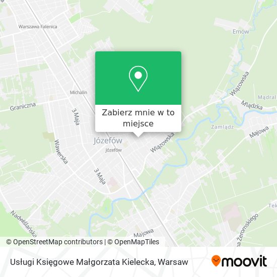 Mapa Usługi Księgowe Małgorzata Kielecka