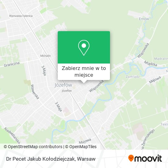 Mapa Dr Pecet Jakub Kołodziejczak