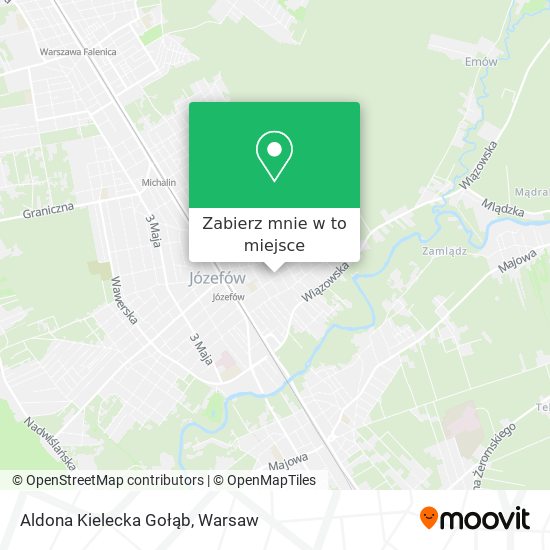 Mapa Aldona Kielecka Gołąb