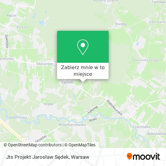 Mapa Jts Projekt Jarosław Sędek