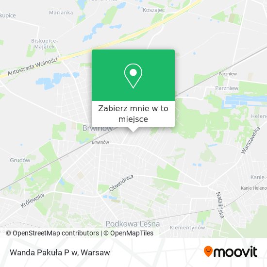 Mapa Wanda Pakuła P w