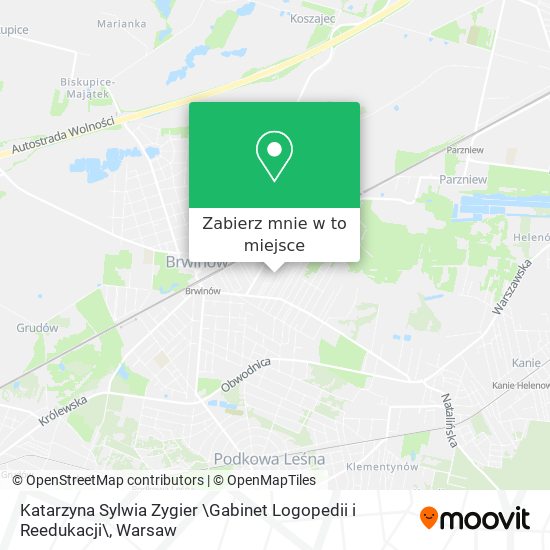 Mapa Katarzyna Sylwia Zygier \Gabinet Logopedii i Reedukacji\