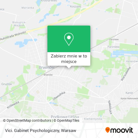 Mapa Vici. Gabinet Psychologiczny