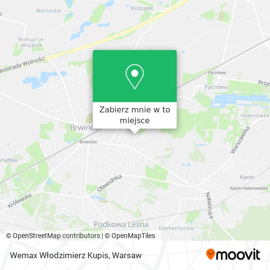 Mapa Wemax Włodzimierz Kupis