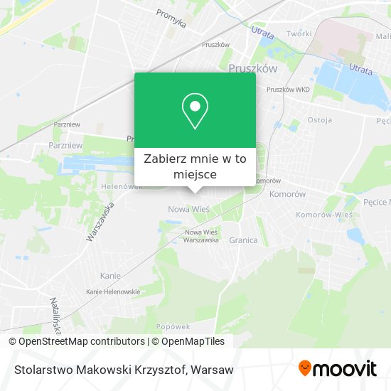 Mapa Stolarstwo Makowski Krzysztof