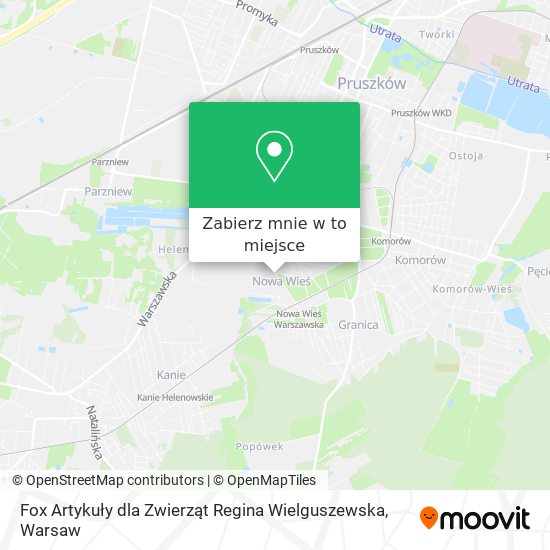 Mapa Fox Artykuły dla Zwierząt Regina Wielguszewska