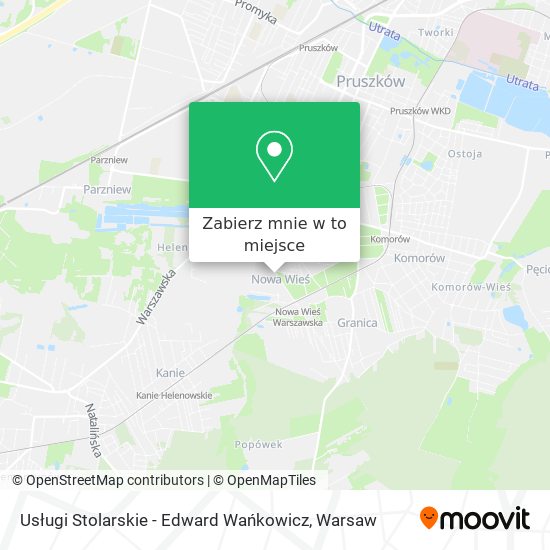 Mapa Usługi Stolarskie - Edward Wańkowicz