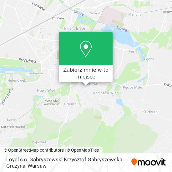 Mapa Loyal s.c. Gabryszewski Krzysztof Gabryszewska Grażyna