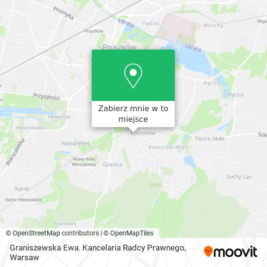 Mapa Graniszewska Ewa. Kancelaria Radcy Prawnego