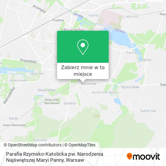 Mapa Parafia Rzymsko-Katolicka pw. Narodzenia Najświętszej Maryi Panny