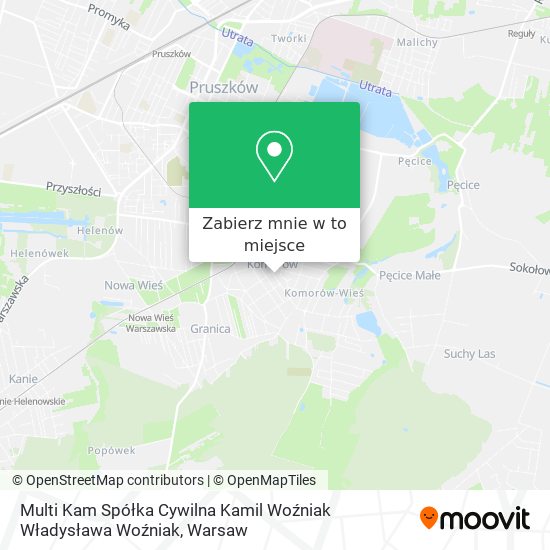 Mapa Multi Kam Spółka Cywilna Kamil Woźniak Władysława Woźniak