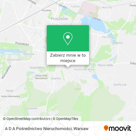 Mapa A D A Pośrednictwo Nieruchomości