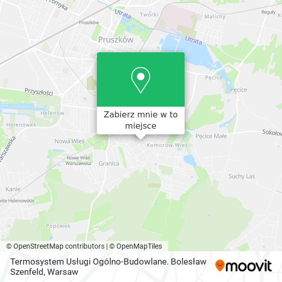 Mapa Termosystem Usługi Ogólno-Budowlane. Bolesław Szenfeld