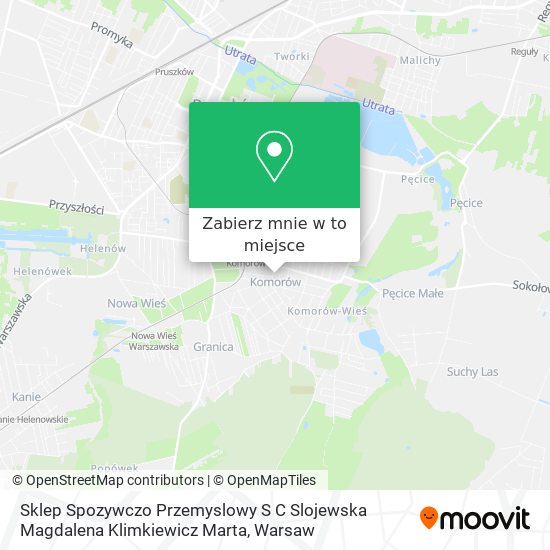 Mapa Sklep Spozywczo Przemyslowy S C Slojewska Magdalena Klimkiewicz Marta