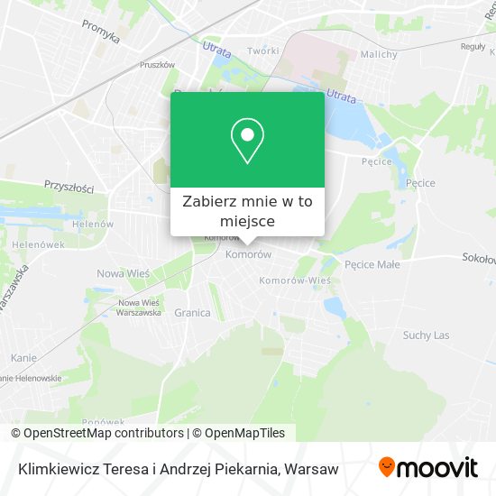 Mapa Klimkiewicz Teresa i Andrzej Piekarnia