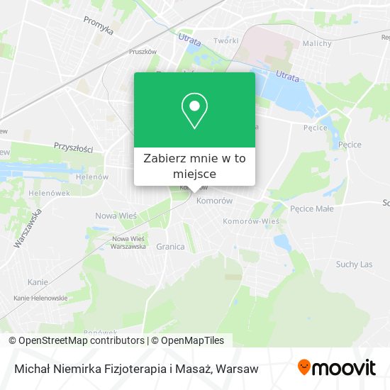 Mapa Michał Niemirka Fizjoterapia i Masaż