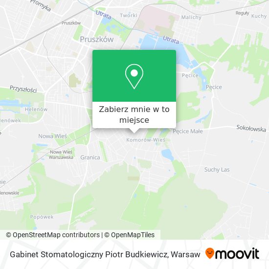 Mapa Gabinet Stomatologiczny Piotr Budkiewicz