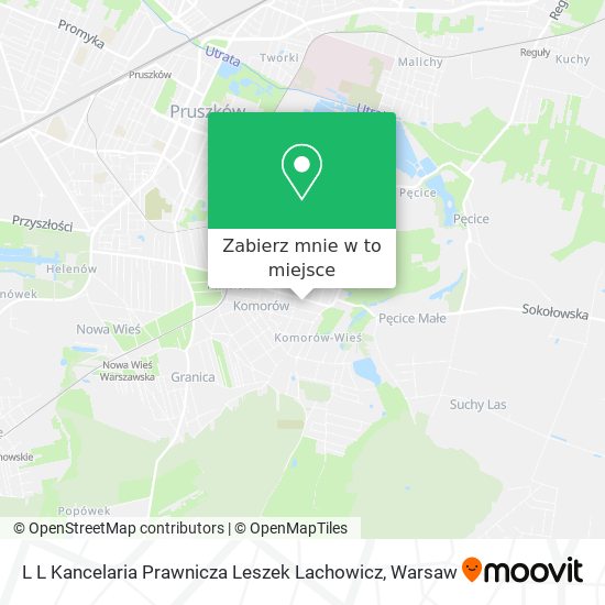 Mapa L L Kancelaria Prawnicza Leszek Lachowicz