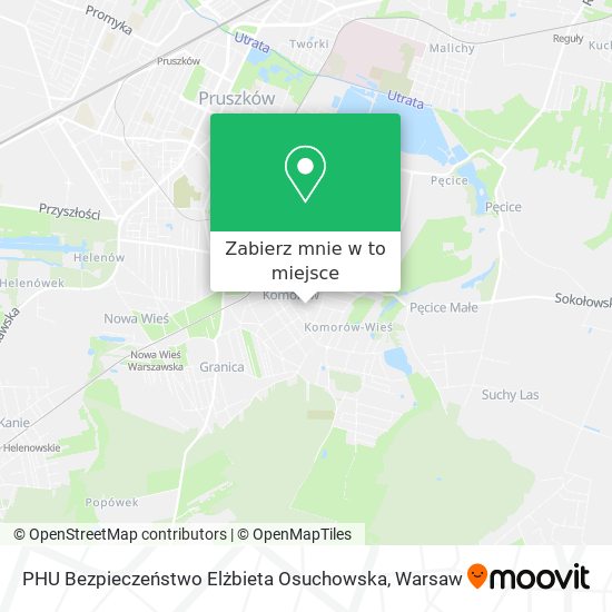 Mapa PHU Bezpieczeństwo Elżbieta Osuchowska