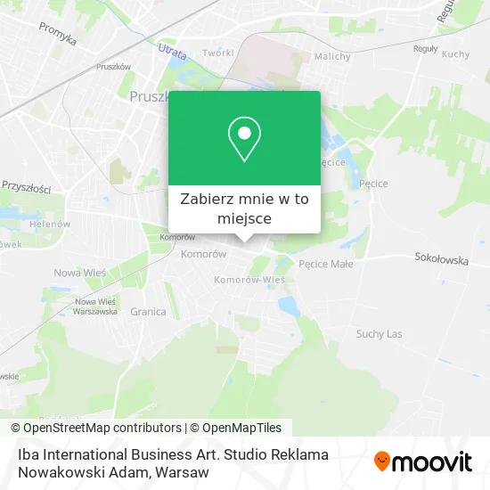 Mapa Iba International Business Art. Studio Reklama Nowakowski Adam