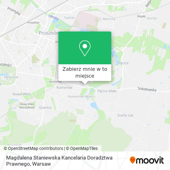 Mapa Magdalena Staniewska Kancelaria Doradztwa Prawnego