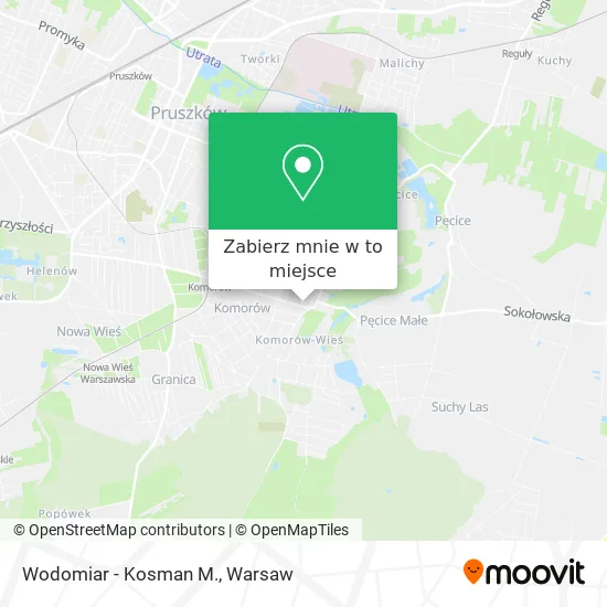 Mapa Wodomiar - Kosman M.