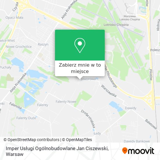 Mapa Imper Usługi Ogólnobudowlane Jan Ciszewski