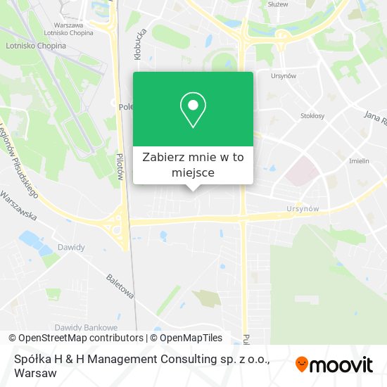 Mapa Spółka H & H Management Consulting sp. z o.o.