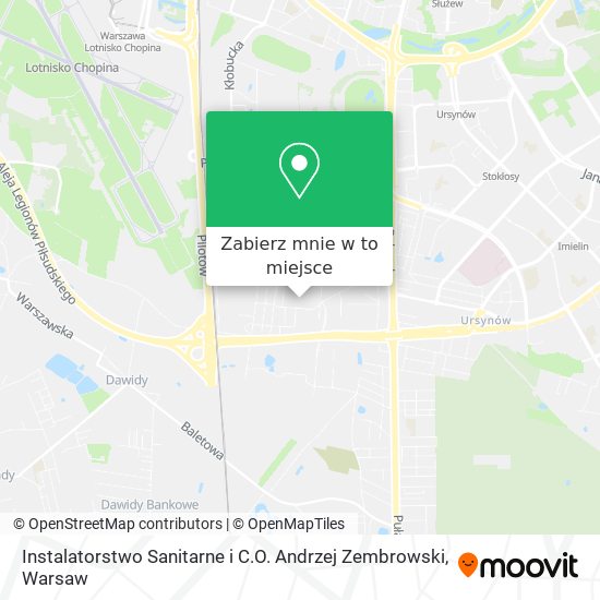 Mapa Instalatorstwo Sanitarne i C.O. Andrzej Zembrowski