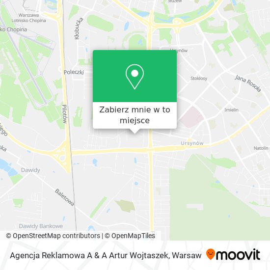 Mapa Agencja Reklamowa A & A Artur Wojtaszek