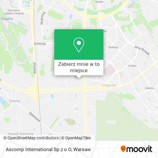 Mapa Ascomp International Sp z o O