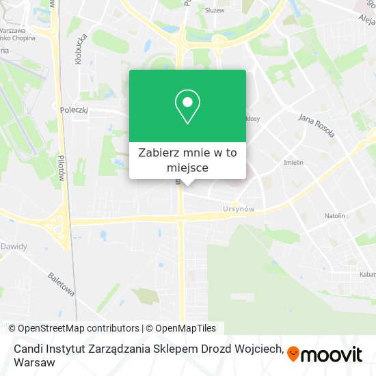 Mapa Candi Instytut Zarządzania Sklepem Drozd Wojciech