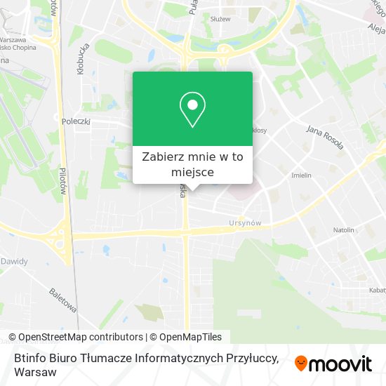 Mapa Btinfo Biuro Tłumacze Informatycznych Przyłuccy