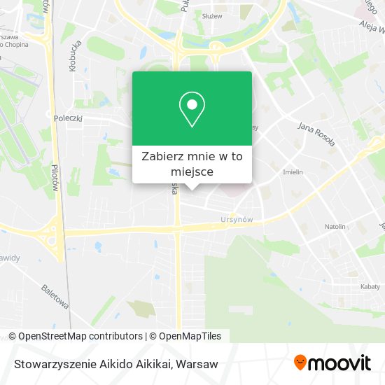 Mapa Stowarzyszenie Aikido Aikikai