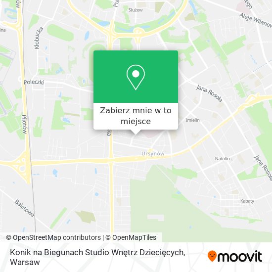 Mapa Konik na Biegunach Studio Wnętrz Dziecięcych