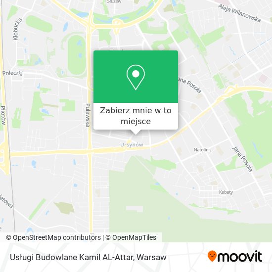 Mapa Usługi Budowlane Kamil AL-Attar