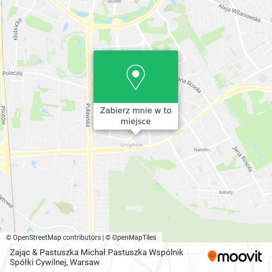 Mapa Zając & Pastuszka Michał Pastuszka Wspólnik Spółki Cywilnej