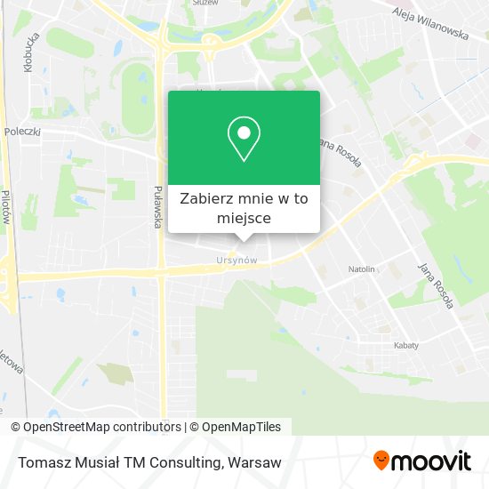 Mapa Tomasz Musiał TM Consulting