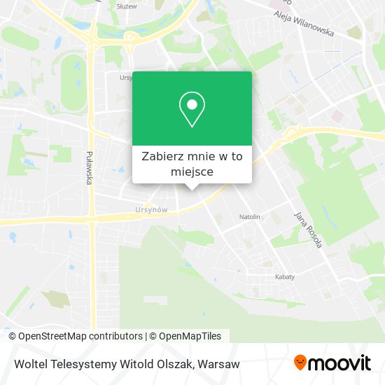 Mapa Woltel Telesystemy Witold Olszak